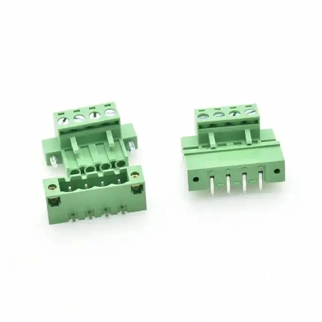 Lug Lock Welding Free Butt Plug and Pull Terminal Head Male/Female Set 2edgkpm Terminal Block Screwless Terminal Block